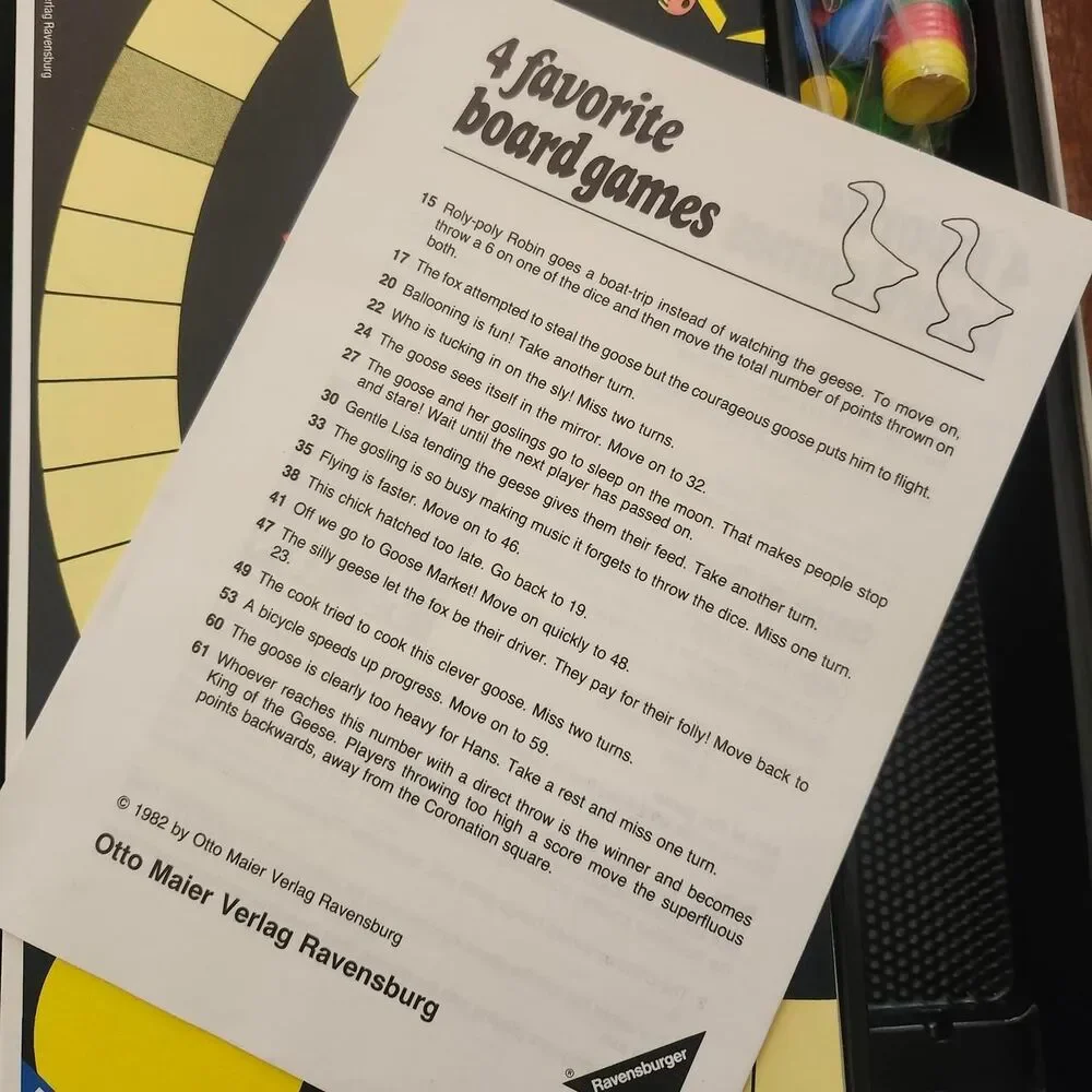 1982 4 favored Games  Fun family night everything is in great vintage